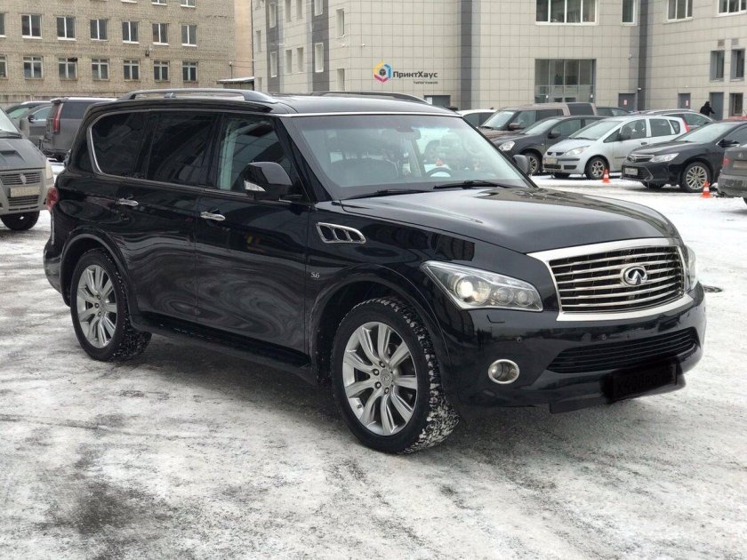 Инфинити qx80 черный 2017