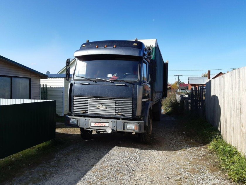 МАЗ одиночка тент