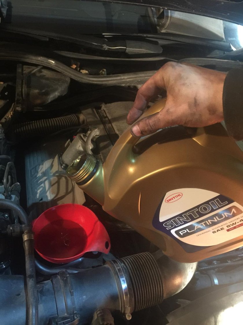 Замена масла на БМВ 2017 года