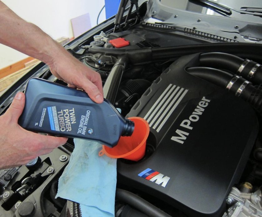 БМВ m4 масло моторное