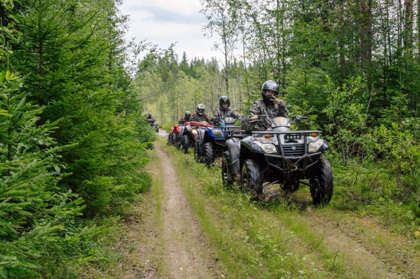 Сафари на квадроциклах Карелия