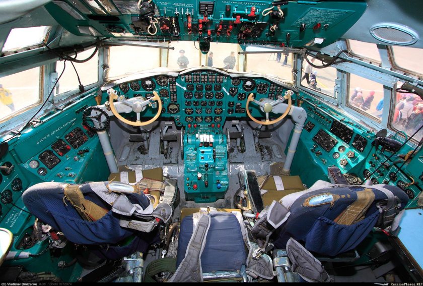 Кабина пилотов АН-22 Антей