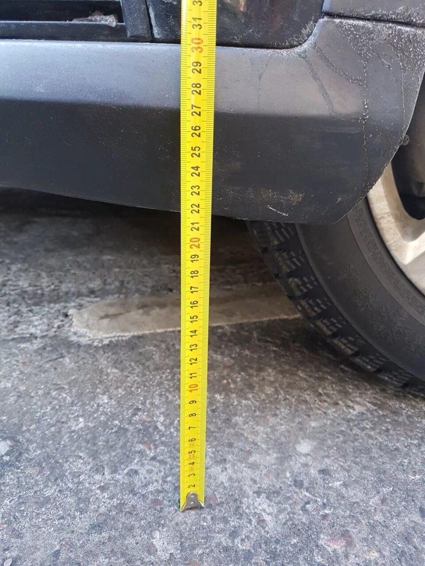 Дорожный просвет 165 мм