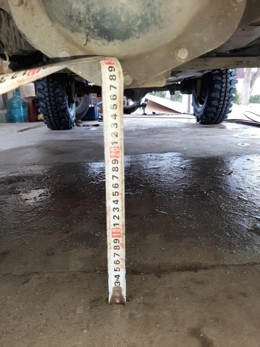 УАЗ Патриот клиренс дорожный просвет