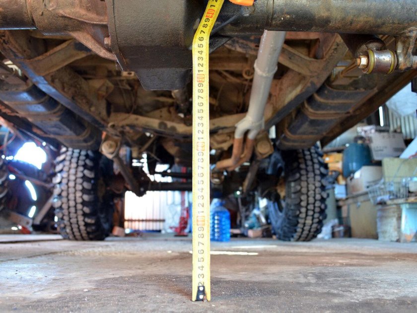 Дорожный просвет УАЗ 469