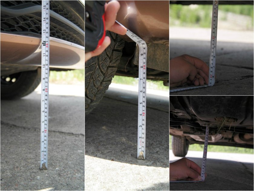 Лада XRAY дорожный просвет