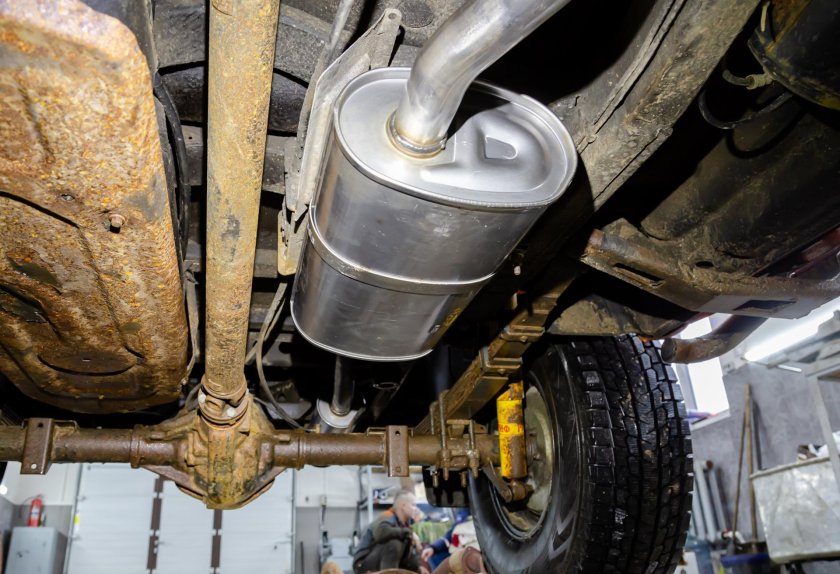 УАЗ Патриот выхлопная система из нержавейки