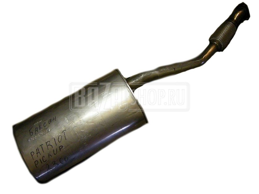 Глушитель УАЗ-пикап нерж. "Баксан" 2360-00-1201010-201!!!!