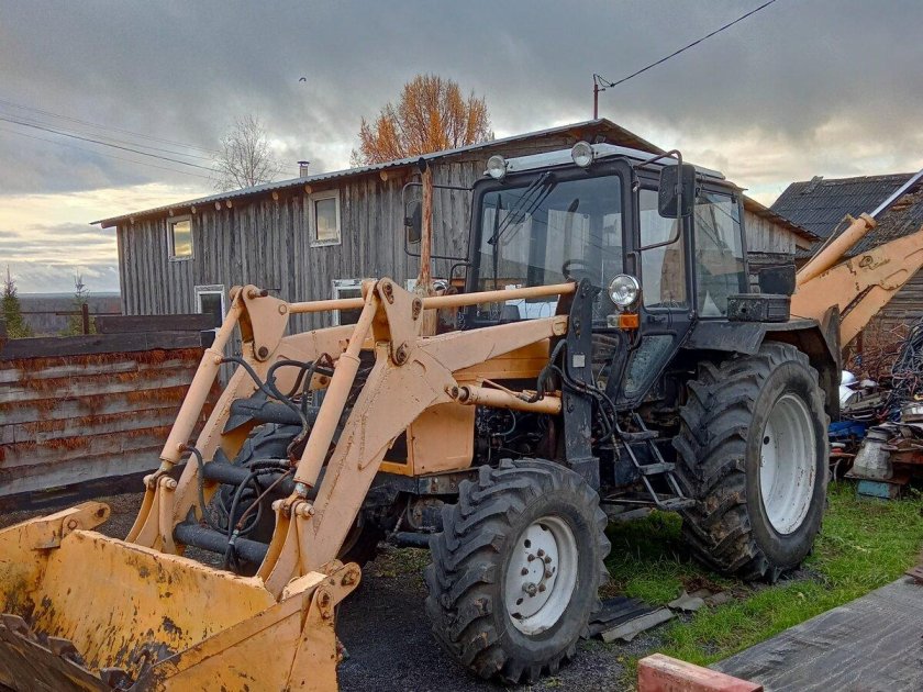 Экскаватор-погрузчик МТЗ (Беларус) ЭБП-9, 2008 чертёж заднего стекла