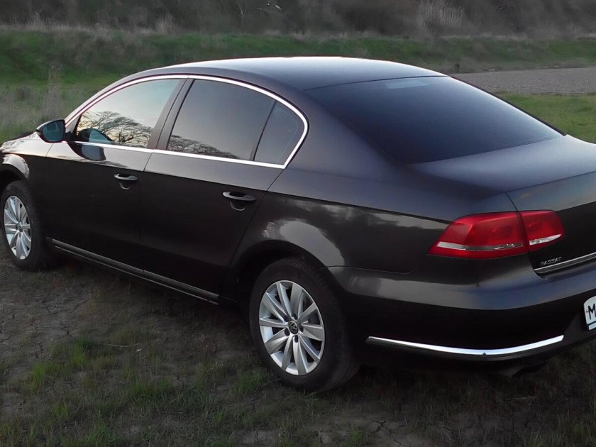Volkswagen Passat b7 черный