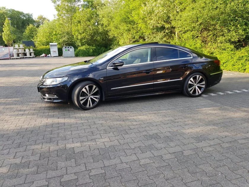 Volkswagen Passat cc 2013 чёрный