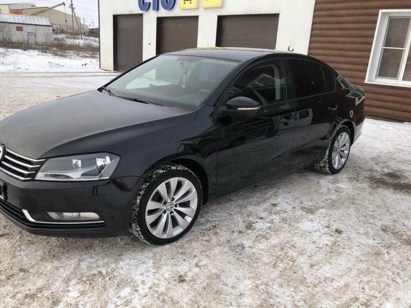 Volkswagen Passat b7 черный