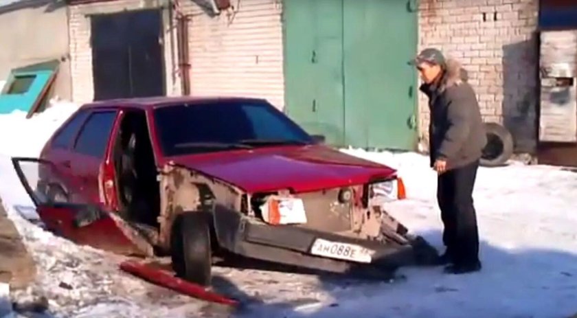 Машина развалилась на ходу