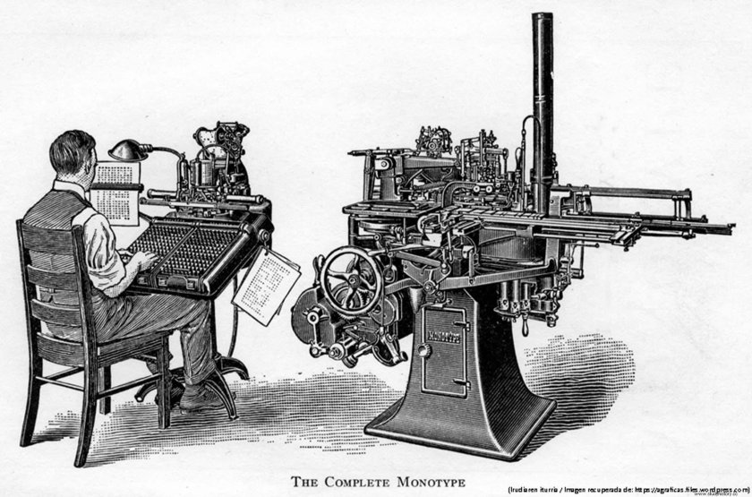 Наборная машина монотип