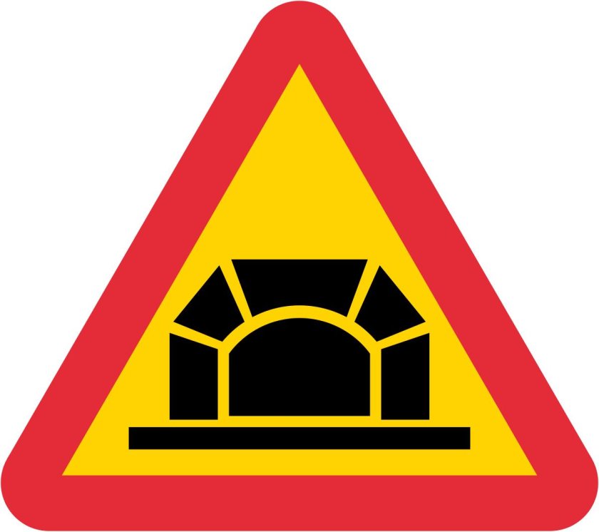 Знак туннель