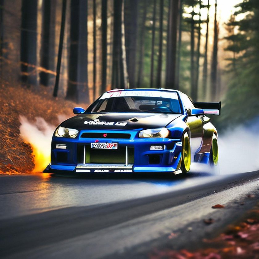 Ниссан скайлайн дрифт
