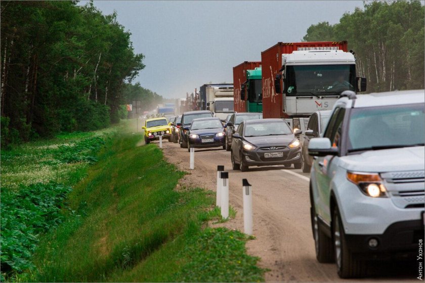 Обгон по обочине