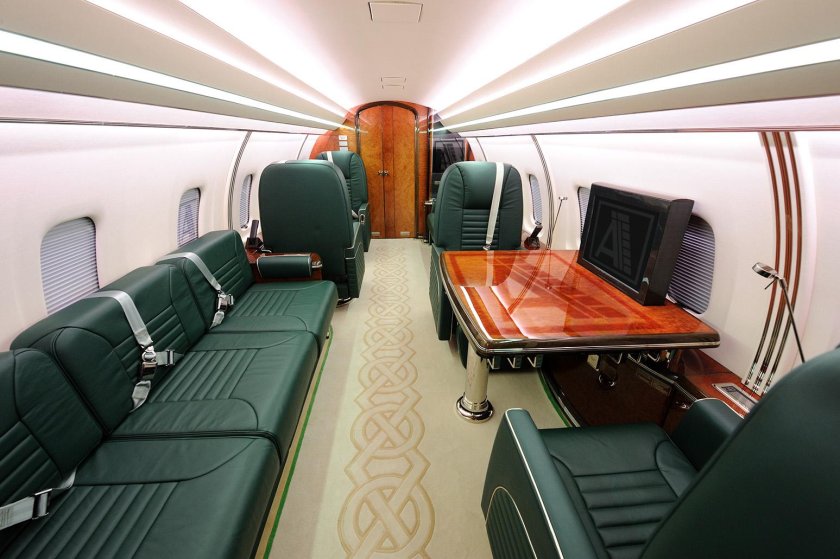 Bombardier Challenger 850 салон