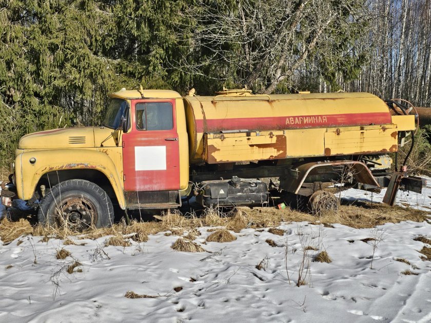 Зил-131 водовозка пожарная