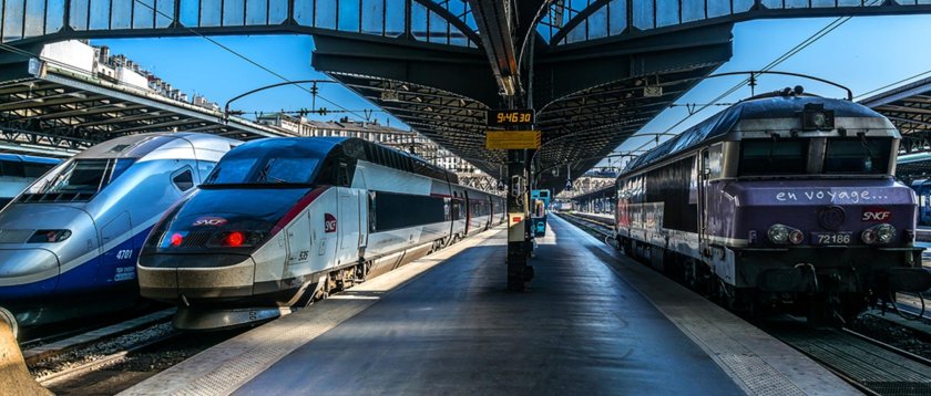 Скоростной поезд tgv франция