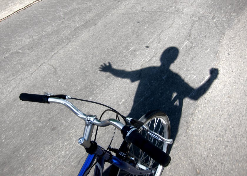 На велосипеде без рук