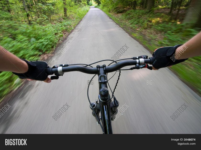 Pov с руля велосипеда