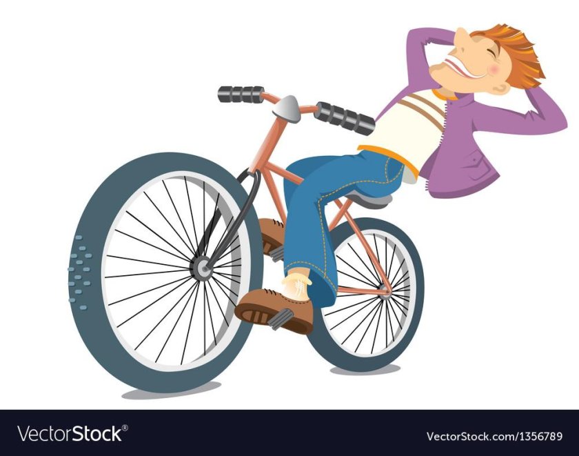 Кататься на велосипеде без рук