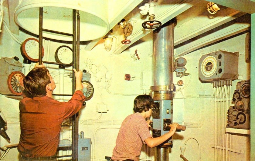 Подводная лодка u505 внутри