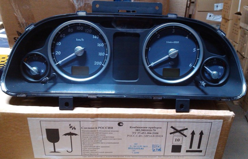 Приборная панель 3302 евро 3