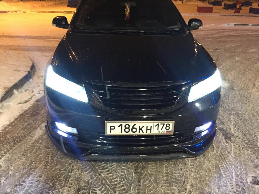 Geely Emgrand ec7 антихром