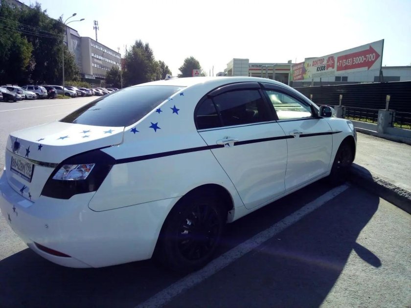 Geely Emgrand ec7 заниженная