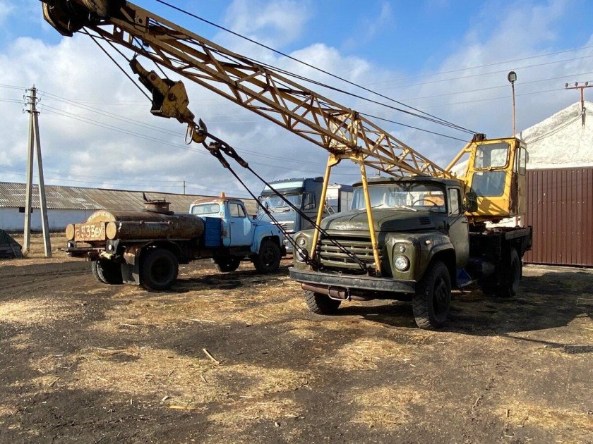 Автокран зил 130