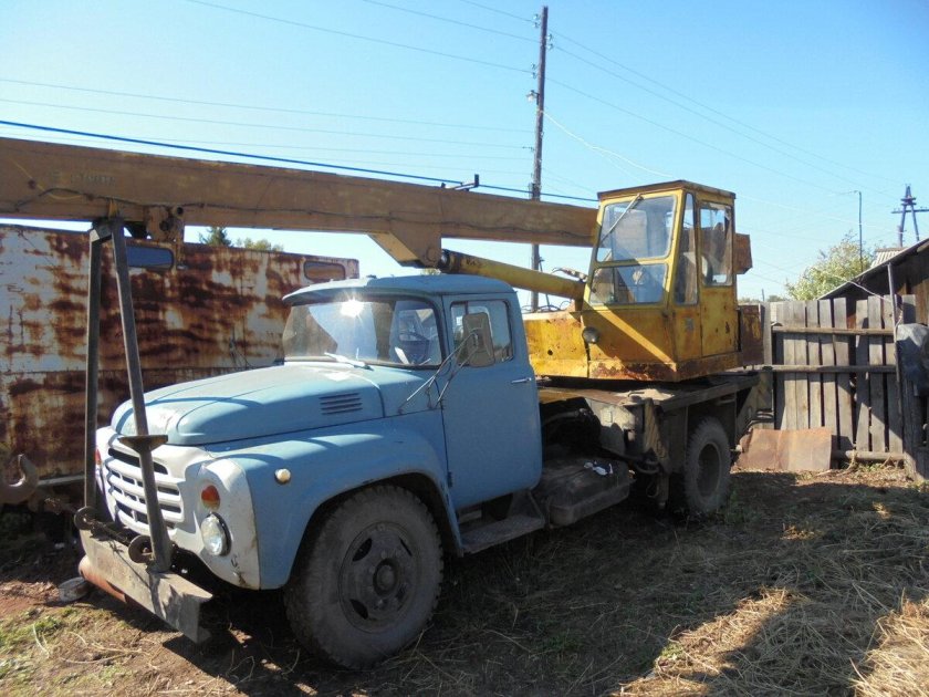 Зил 130 кран