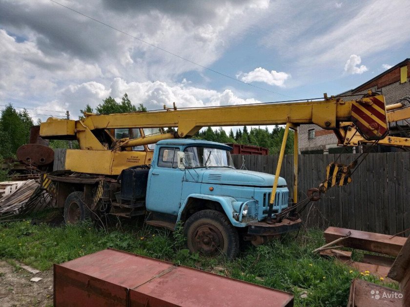 Автокран зил
