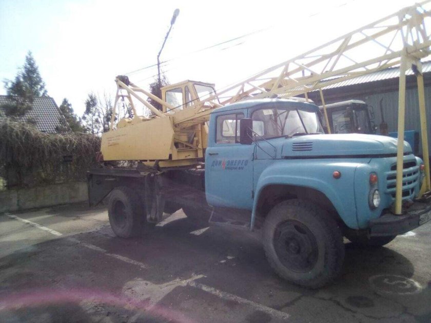 Автокран зил 130