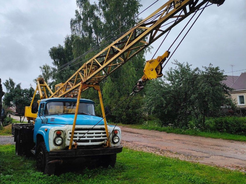 Автокран зил 130