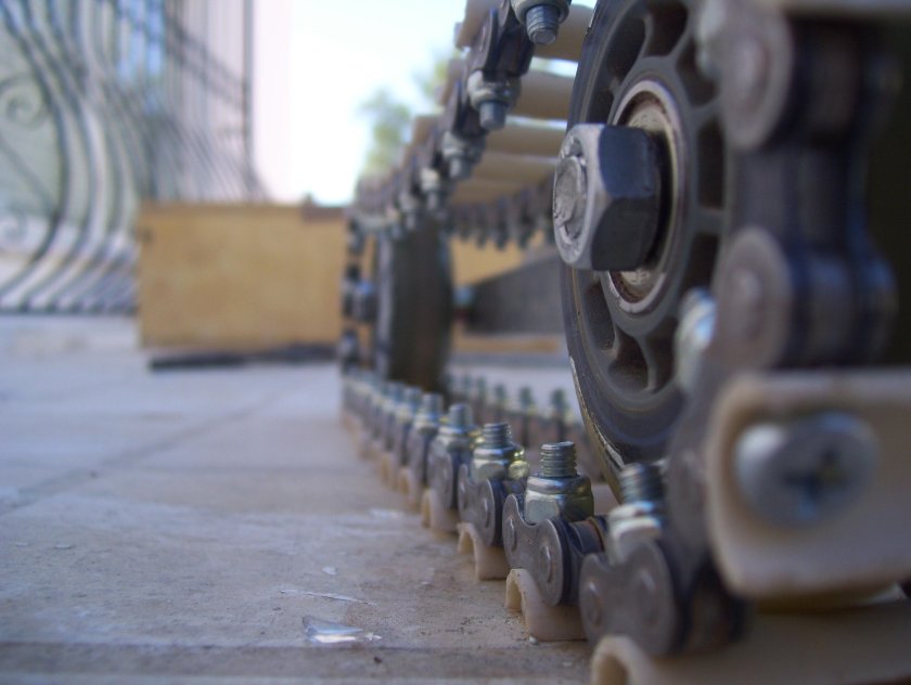 Гусеница из цепи