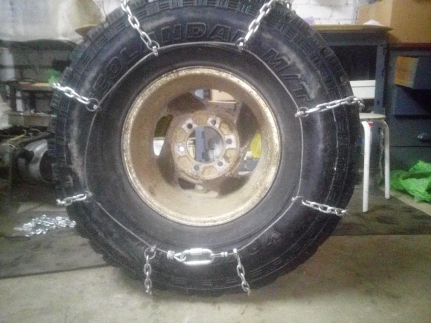 Цепи противоскольжения на УАЗ -3303