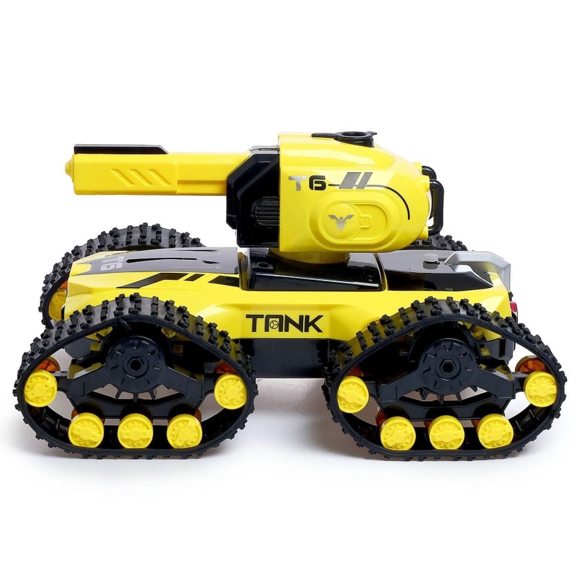 Танк на радиоуправлении с дымом