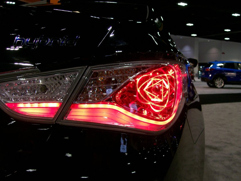 Sonata Hyundai 2021 задняя оптика