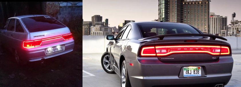 Dodge Charger задние фары