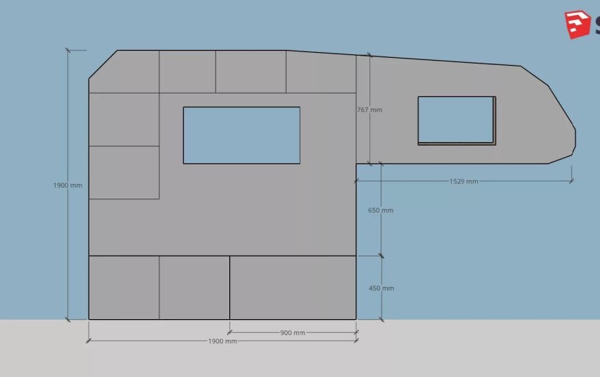 Дом на колесах планировка