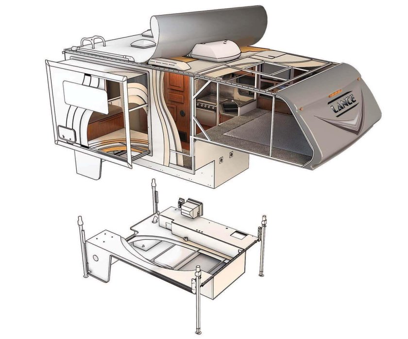 Жилой модуль Lance 845 Camper