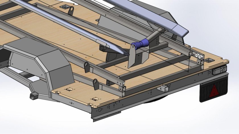 Платформа с выдвижной аппарелью