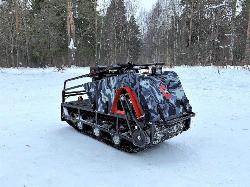 Мотобуксировщик бтс-15