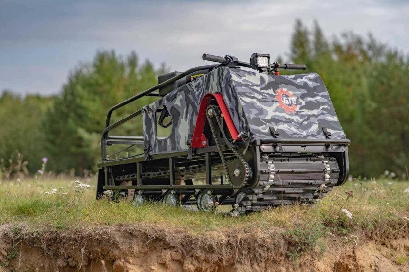 Мотобуксировщик бтс-15