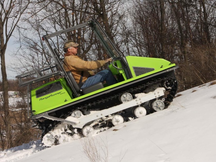 Мотобуксировщик БТС 2х2 двухгусеничный