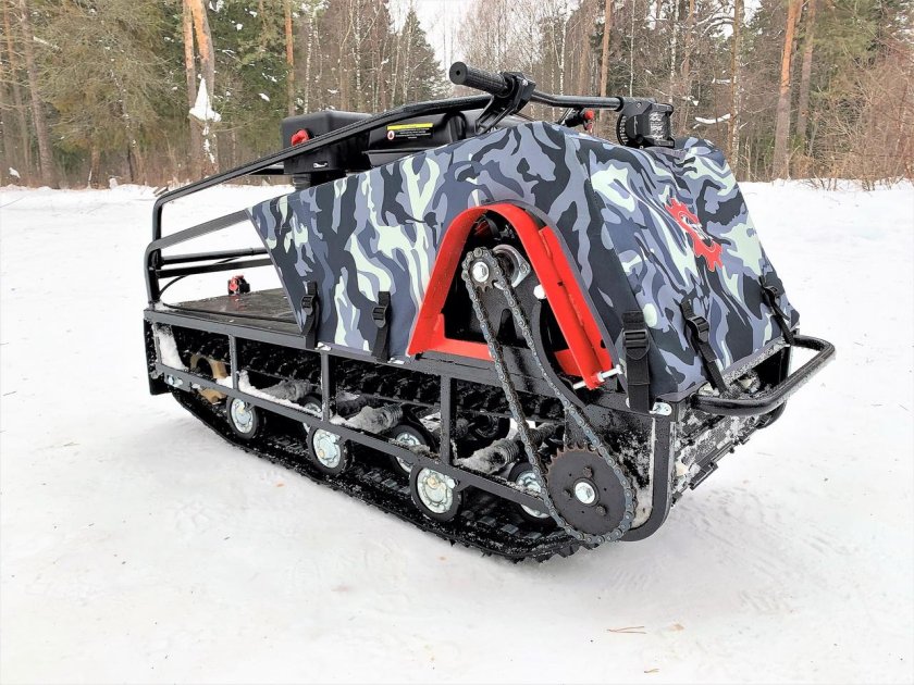 Мотобуксировщик БТС-15