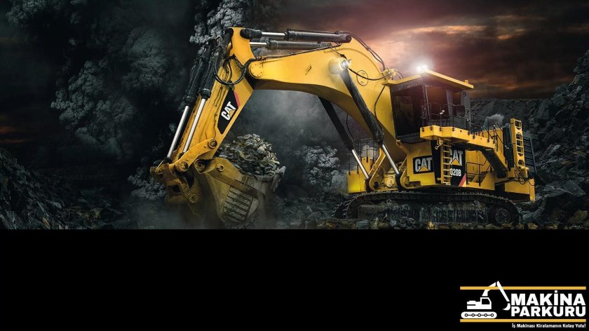 Карьерный экскаватор Катерпиллер