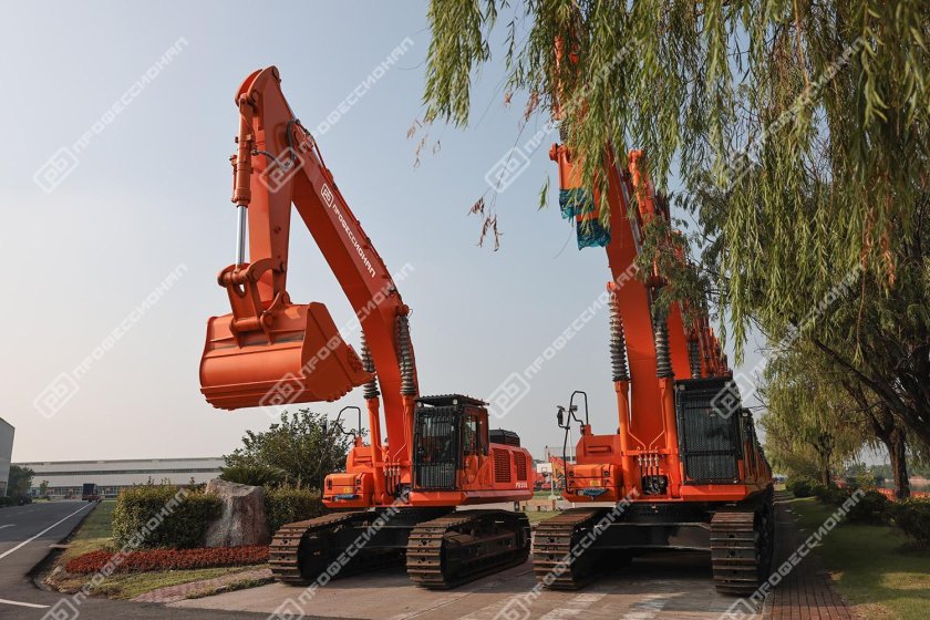 Гусеничные экскаваторы